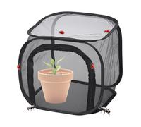 Mesh Plant Cover, Pop Out Protector Tent, Foldable Garden Cage, High Light Penetration, Easy Setup, Ideal for Balcony Windowsill Vegetables Fruits Greenhouse Orchards