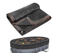 Mesh Pool Cover Oval Fine 13ft×26ft Rust-proof High-density
