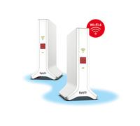 AVM FRITZ BOX - Repeater FRITZ!Mesh Set 4200 2-pack Edition International Ripetitore di rete 4200 Mbit /s Rosso, Bianco - SPEDIZIONE GRATUITA
