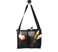Mesh Shower Bag, Large Toiletry Organizer Tote, Quick-Dry Portable Storage, Bathroom Accessory for Travel, Picnic, Beach, Palestra, Home, Outdoor, Swimming, Walking, RV Use