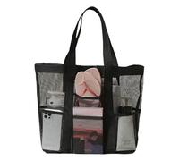 Mesh Shower Organizer - Hanging Bathroom, Quick Dry Breathable Net, Multiple Storage Pockets with Strong Hooks | Organizer for Shampoo Soap Razor and Bath Accessories in Shower Room