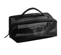 Mesh Storage Bag, Mesh Toiletry Bag, Portable Toiletry Bag, Mesh Shower Tote Bag, Multi-Purpose Travel Cosmetic Bag - Perfect for Toiletries, Jewelry, and Travel Accessories