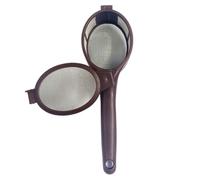 Mesh Strainer Coffee Spoon - Reusable Beverage Filter | Compact Size Spoon with PP Construction and Fine Mesh, Ergonomic Handle Design for Brewing, Juicing, and Home Drink Preparation