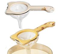 Mesh Strainer Filter - ABS, 8.66 Inch Fine Mesh Sieve, Non Slip Handle Colander | Yogurt Filter Tool For Milk, Juice, Tea, Coffee, Beverage, Home, Restaurant, Dorm Kitchen Use