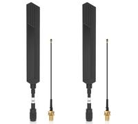 Mesh tastic 850-900 MHz LoRa Antenna 10dBi Gain Long Range Outdoor Antenna 22 cm Omni SMA Male per ESP32 LoRa V3 RAK Development Board con prolunga da 10 cm, due nero