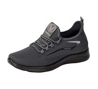 Mesh traspirante Orthofit Unisex Scarpe da corsa Non-Slip Scarpe da ginnastica tinta unita Leggere, Ortopediche, comode, traspiranti, Driving Penny, grigio., 41 EU