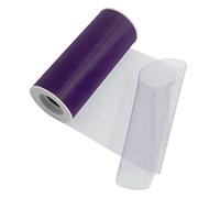 Mesh Tulle Organza, rotolo 23m x 15cm larghezza, prugna