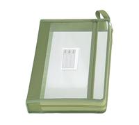 Mesh Zipper Pouch, A4 Clear Portable Layer, Mesh Organizing Bags with Zipper Pulls, Double Stationery File Homework, Test Papers Notebooks Board, Games School Office Use for Student