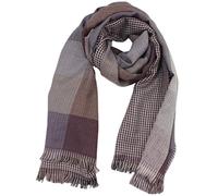 MESHIKAIER 180x70cm Autunno Inverno Uomo Lunghe Sciarpa Caldo Multicolore Fazzoletti da Collo con Nappe (Viola)