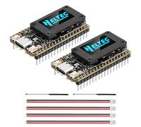 Meshnology 2 schede di sviluppo ESP32 LoRa V4 con ESP32-S3 SX1262 | LoRa Modulo, display OLED da 0,96", WiFi, Bluetooth, 2 MB, PSRAM, 16 MB flash, supporta GPS e antenna LoRa solare per AR