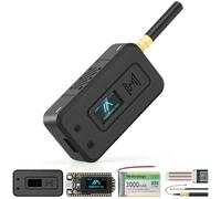 Meshnology ESP32 LoRa V4 Scheda di sviluppo + Modulo GNSS L76 + Batteria da 3000 mAh + Custodia nera, ESP32-S3 LoRa WLAN Bluetooth 2 MB PSRAM 16 MB Flash Antenna 863-928 MHz Supporta GPS Solar Arduino