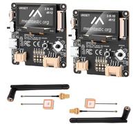 Meshnology Wio Tracker L1 - Scheda di sviluppo SX1262 nRF52840 per Arduino Meshtastic LoRa, Blue Tooth 5, GPS GNSS, 1,3" OLED, supporta batteria tipo C e carica solare, ampia interfaccia (2 confezioni