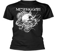 Meshuggah 'Spine Head' T-Shirt Casual Graphic Tops Black 3XL