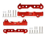 Mesimsple Lega Anteriore Sospensione Posteriore Set di Montaggio Per Arrma 1/5 Kraton Outcast 8S BLX & EXB Aggiornamento Parti ARA330557 ARA330556 ARA330588 ARA330588 Rosso