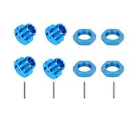 Mesimsple Set di dadi ruota e mozzi esagonali da 17 mm ARA311035 per Arrma 1/7 Felony Limitless Infraction Mojave 6s blx 1/8 Typhon 6s exb Parti di aggiornamento blu