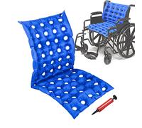 MESINURS Bedridden - Cuscino gonfiabile per sedia a rotelle, con schienale intero, per disabili anziani e disabili (A)