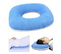 MESINURS Cuscino anti-decubito per letto, a ciambella, per allattamento, per costretti a letto, anziani, disabili, comfort e traspirante, per alleviare il dolore (43,2 x 40,6 cm, ovale)