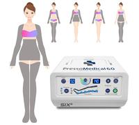 MESIS PressoMedical 6.0 SIX6 a 6 camere d'aria Pressoterapia Medicale: dotazione Complete (con 2 gambali + 1 fascia addominale glutei + 2 Bracciali)
