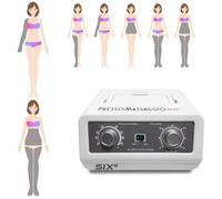 MESIS Pressoterapia professionale e da casa PressoMassaggio Plus+ SIX6 (con 2 gambali, Kit Slim Body ed 1 bracciale) Pressoterapia Linfodrenaggio | Dotazione PRO