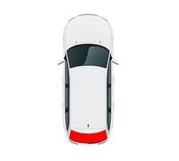 MESKEL Coprisole Auto per Cadillac per XT5 2017-2023 per 1st Gen SUV Magnetico Personalizzato Finestra di Automobile Parasole Parabrezza Anteriore Telaio Tenda(Back Window)