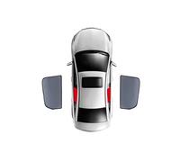 MESKEL Coprisole Auto per Skoda per Superb per Combi B8 2016-2023 Magnetico Parasole Shield Parabrezza Anteriore Posteriore Finestrini Laterali Visiera(2Pieces Rear Windows)