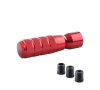 MESKEL Gear Shifter Manopola Auto Leva Del Cambio Antiscivolo In Lega Alluminio Blocco Retromarcia Verso L'alto(Rosso)