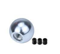 MESKEL Gear Shifter Manopola Auto Manuale Modifica Dell'auto Testa Dello Stelo Universale Maniglia Dell'ingranaggio A Sfera Rotonda In Lega Alluminio(D'argento)