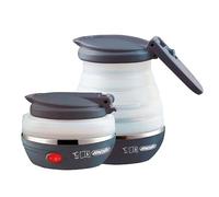 Mesko MS1375 Bollitore Elettrico Pieghevole, Resistenza Nascosta, Coperchio Automatico, Silicone, 0,6 Litri, 750 W, senza BPA, Ideale per Viaggi e Campeggio, Bianco