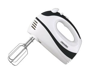 Mesko MS4227B Frullatore Impastatrice a Mano Speciale Pasticceria 5 Velocità + Turbo, Aste e Gancio Impastare Acciaio Inossidabile, 550 W