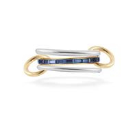 Mesnt Anelli in Acciaio Inossidabile, Donna Set ad Anello in Acciaio Inox lucidato a 3 Pezzi con Zirconia cubica Verde, Oro d'Argento, Taglia 12