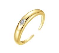 Mesnt Anello Nuziale Donna, Anello in Oro Giallo 14 carati da Donna Fasce Lucide con Diamante a Forma di marchesa Creato in Laboratorio, Taglia 23,5 (Circonferenza:63mm)