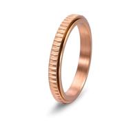 Mesnt Donna Anelli di Promessa per Lei Acciaio Inossidabile | Anello Moda Spinner da 3MM, durabile e adatto alla pelle