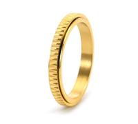 Mesnt Donna Anelli di Promessa per Lei Acciaio Inossidabile | Anello Moda Spinner da 3MM, durabile e adatto alla pelle