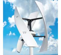 MESOVFCA Kit generatore Eolico Verticale da 9000 W - Soluzione di energia rinnovabile efficiente a 24 V per casa e Azienda, Controller Completo per Alimentazione Industriale