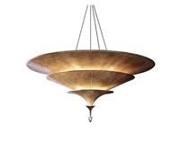 MESOVFCA Lampadario a Sospensione in Stile Sud-EST Asiatico, Paralume Vintage per Scale domestiche, lampadario Decorativo Artistico, Moderno