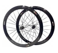 MESOVFCA Ruote per Bici da Strada 700C, Altezza 50/40 mm, Cerchio in Lega di Alluminio, Freno a Disco, sgancio rapido, 8/9/10/11 velocità, 24 Fori, Ruota Anteriore e Posteriore, 2380 g