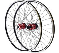 MESOVFCA Ruote per Mountain Bike MTB da 26/27,5/29 Pollici, 7-12 velocità, mozzo Anteriore/Posteriore in Alluminio, Ruote per Bicicletta, Disco a Doppio bullone e Sei bulloni