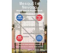 Mesquite Nevada Word Search Puzzle Book: Think you know Mesquite, Nevada? Puzzles for Adults, Seniors, Teens and Kids. Perfect for Grandparents, ... Christmas Gifts and Stocking Stuffers.