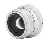 Messa a Fuoco Manuale Full Frame da 35 Mm F1.4 Ampia Apertura II con Rivestimento Ottico a 7 Strati per Fotocamera con Attacco E per A7, A7II, A7R, A7RII, X-3, NEX-3N (WHITE)