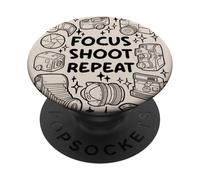 Messa a fuoco. Spara. Ripeti. - Film Photography Life PopSockets PopGrip Adesivo