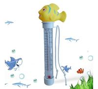 Messa Di Temperatura Del Pool - Termometro Galleggiante Con Design Dei Cartoni Animati Per Letture Accurate | Ga Indice Di Temperatura Per L'acqua Per Piscine All'aperto, Bagno Interno, Spa, Lago, Doc