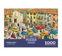 Messa domenicale sovrappessante nel Villaggio della Toscana Puzzle in Legno Impermeabile Puzzles Da 1000 Pezzi Regali Per Adulti Divertenti Giochi Educativi