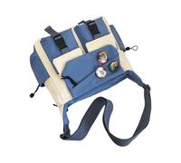 Messager Bag Per Le Donne Degli Uomini Nylon Crossbody Borse Multi Tasca Imbracature Borsa Roomy Hoboes Borse Impermeabili Nylon Spalla Donna Imbracature Crossbody Grande Spalla Shopping Hoboes, Blu e