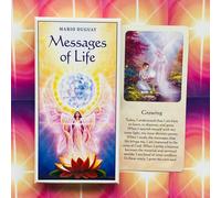 MESSAGES OF LIFE Mazzo Di Carte Esoteriche Per La Divinazione Blue Angel Nuovo