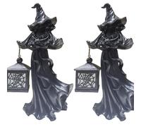 Messaggero d-ell'Inferno Con Lanterna, Lanterna Da Strega, Scultura Di Fantasma Senza Volto, Statue Di Streghe Vintage In Resina, Decorazione Con Statua Di Fantasma Di Halloween Per Casa E Esterno