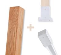 Messaggi di Recinzione Kdi Piatto Testa 7x7 9x9 Quattro Lati Legno Pali Terra