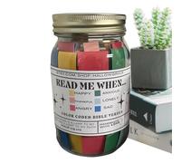 Messaggi Positivi In Una Bottiglia - Vaso Di Pensiero Delle Scritture | Ispirante Vaso Di Carte Di Fede, Carte Della Bibbia Portatile, Carte Di Preghiera Uniche Per Ispirare La Felicità Les Am