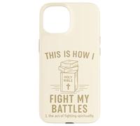 Messaggi religiosi Bibbia cristiana Ecco come io Custodia per iPhone 15