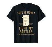 Messaggi Religiosi Bibbia Cristiana Ecco Come io Maglietta