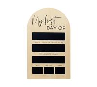 Messaggio Boa-rd, Riutilizzabile Ultimo Giorno Di Cartello Scolastico, Boa-rd Portatile, Sur-face A Doppia Faccia, Finitura Di Scrittura, 18x30 Cm, Per I Ricordi Di Foto Di Scuola Di Scuola Mat
